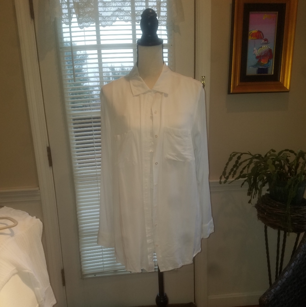 Talbots Button Down Blouse - image 1